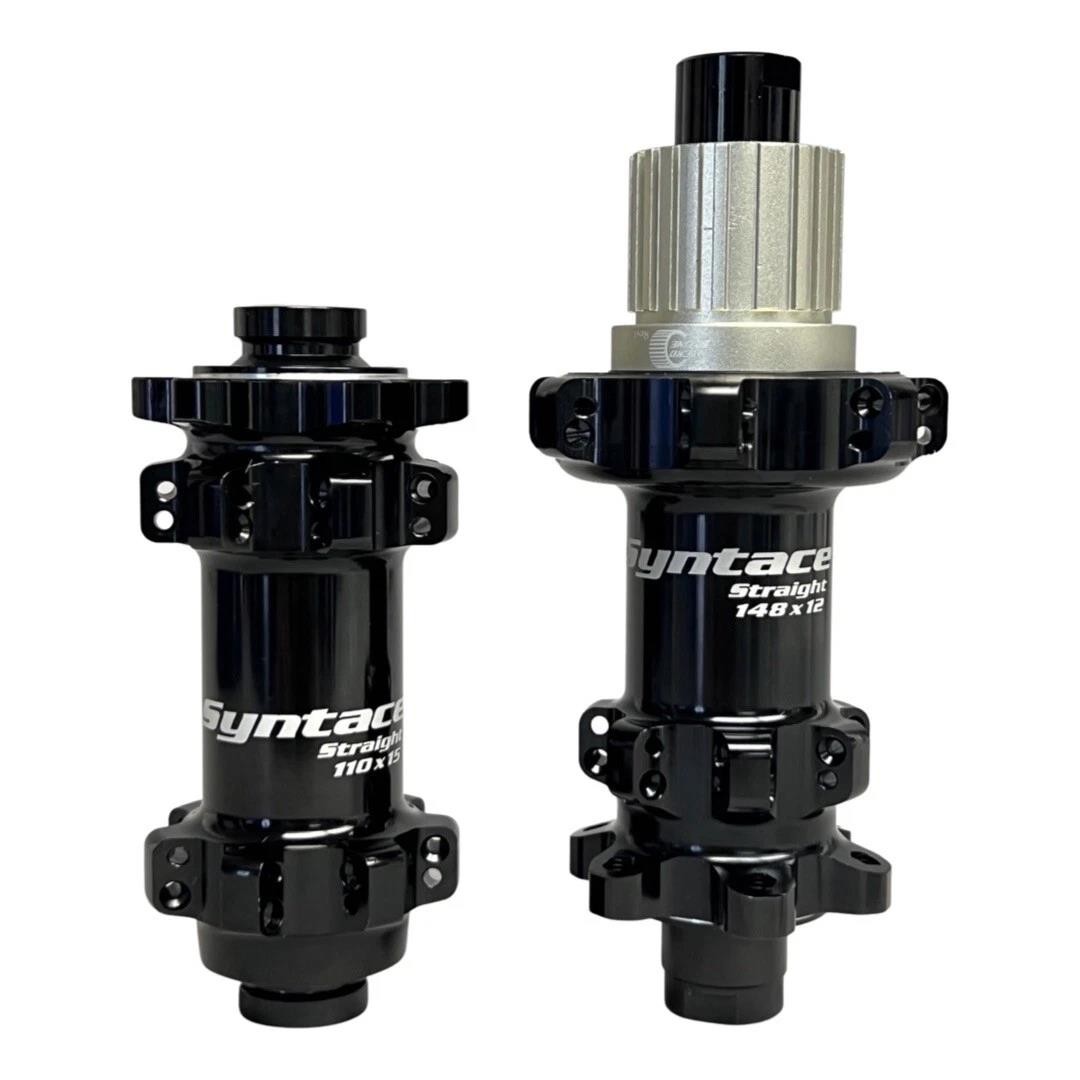 Syntace Straight Hubset 28h Boost 110×15 148×12 MicroSpline 12sp Black
