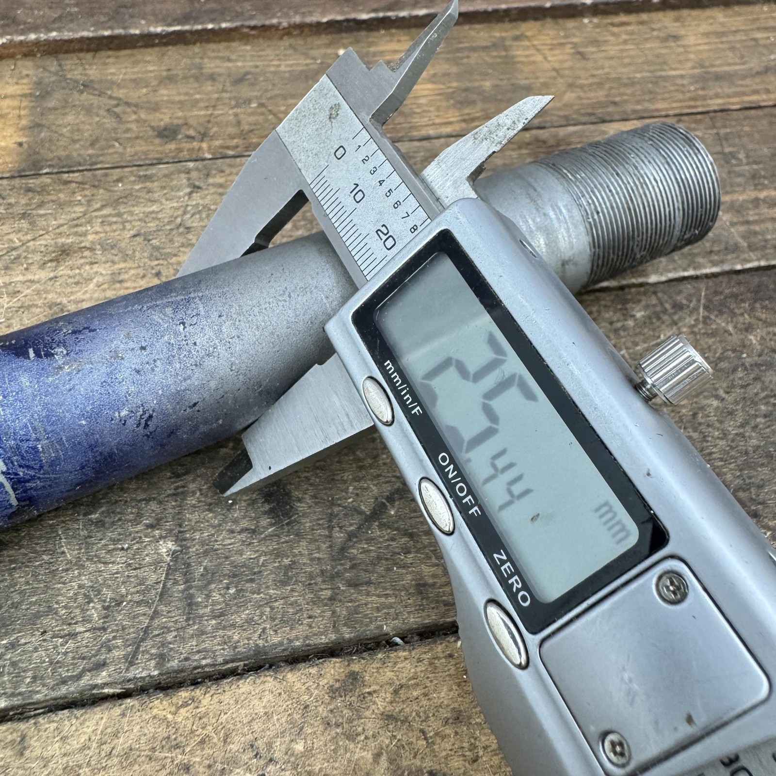 Vintage Ritchey 700c Fork 1 In Threaded Blue Steel Road Pantograph
