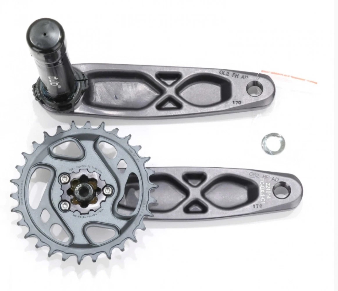 SRAM GX Eagle DUB WIDE Crankset 1x12s 170mm x 32T BOOST 3mm Offset Lunar Gray