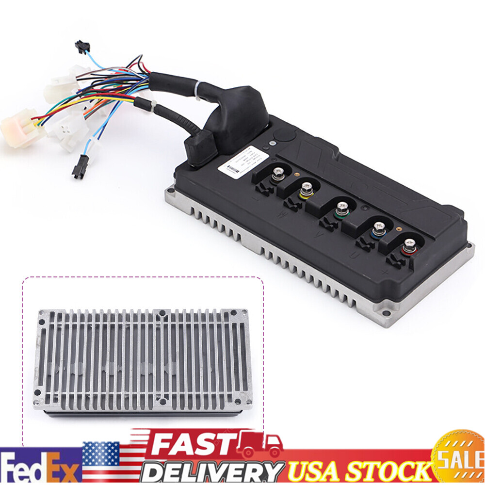 3000W 80A Controller For Electric Bicycle Sine Wave Controller 60V-72V Black