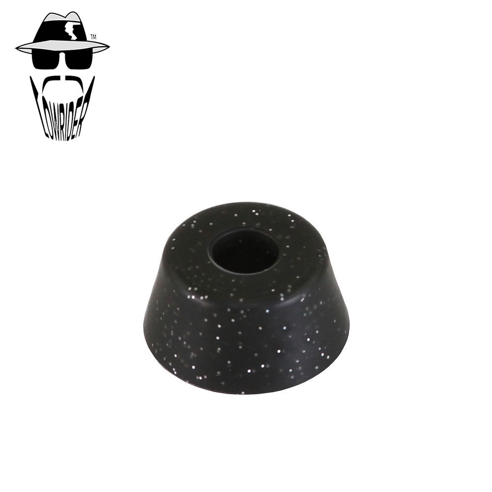 ORIGINAL LOWRIDER 8 Ball Branded Springer Cushion Rubber Sparkle Black 32x16mm.