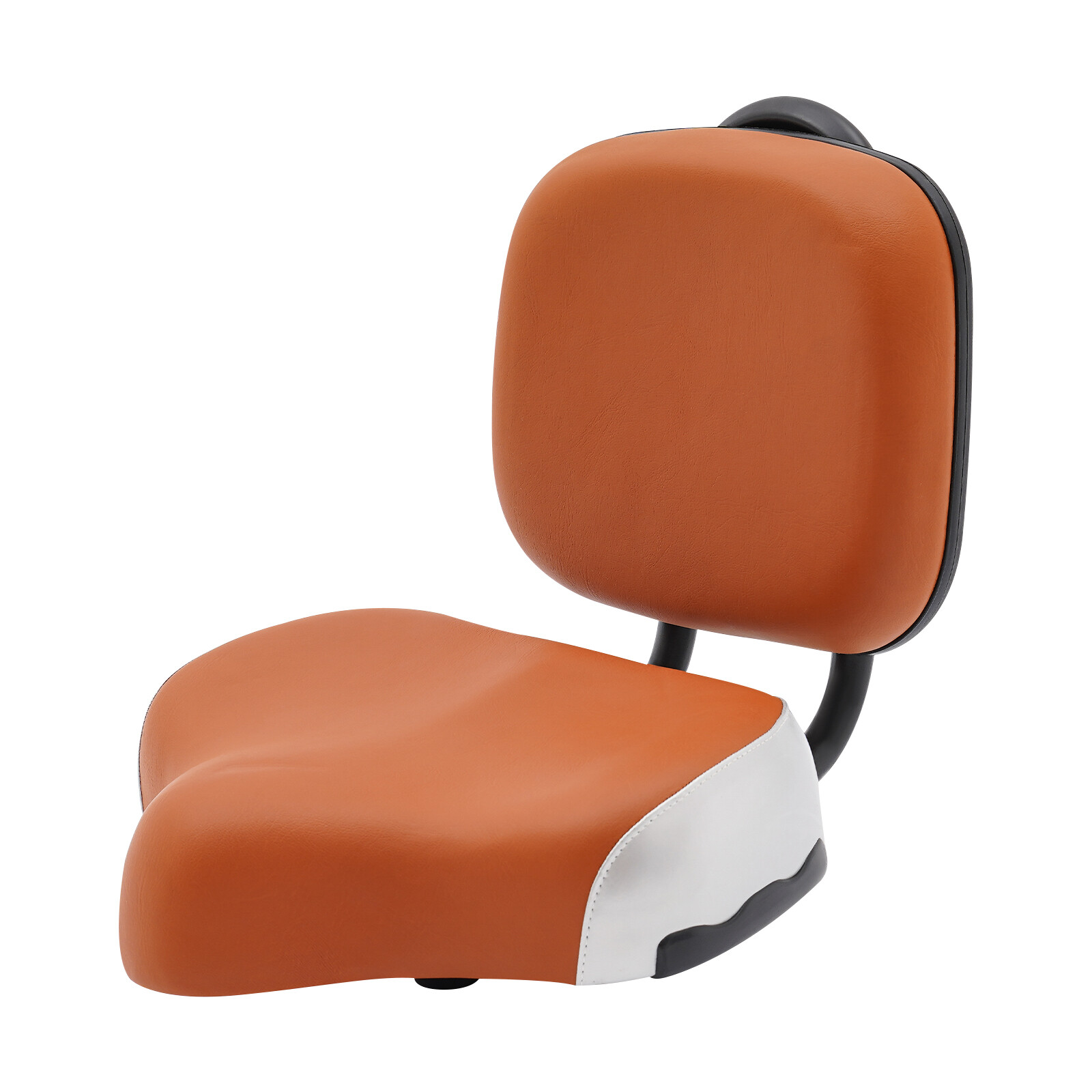 Extra Wide Bicycle Tricycle Saddle Seat with BackSupport Bike Seat with Backrest