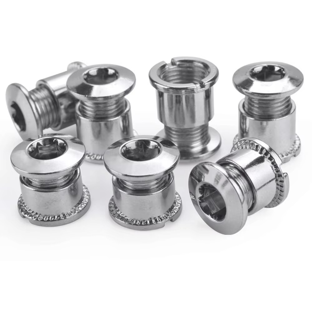 Stainless Steel MTB Road Bike Chainring Screws Bolts Single Double Triple Speeds
