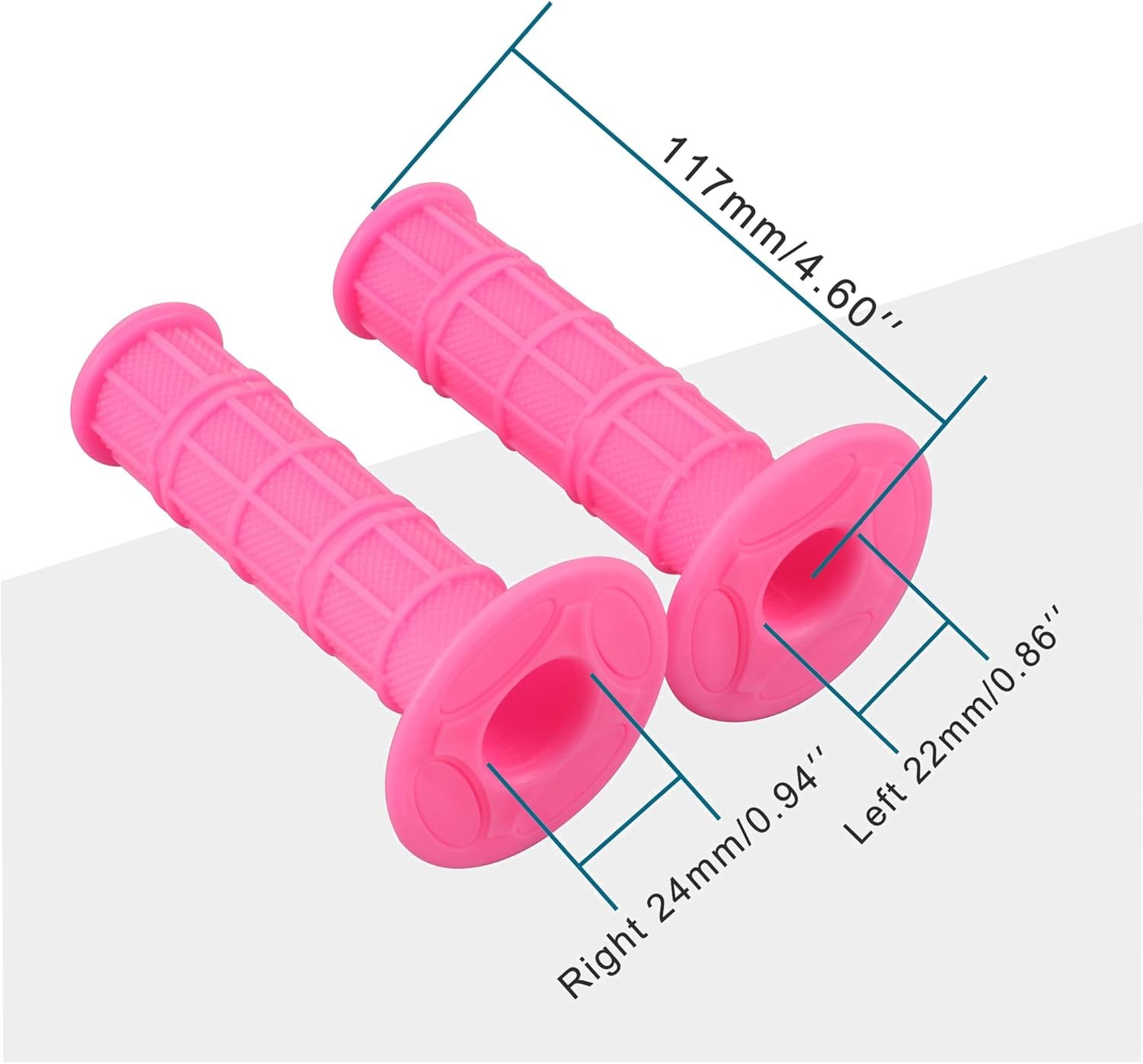 22mm 7/8 Universal Handlebar Grips Replacement for 50cc RM125 FA50 Color: Pink