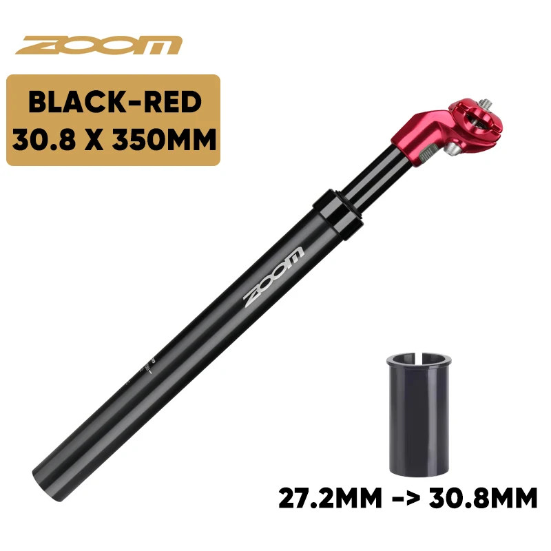 ZOOM Bike Suspension Seatpost 27.2-33.9mm MTB Shock Absorber Seat Post 350mm