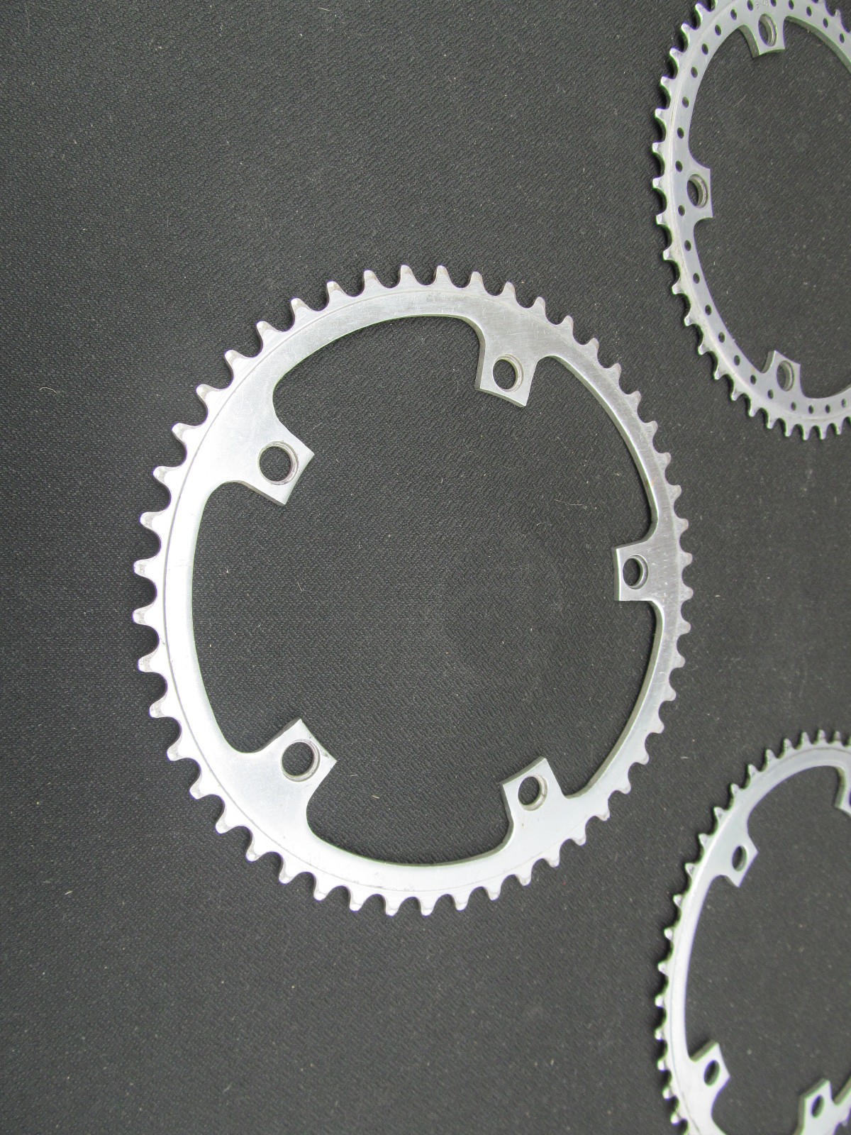 Campagnolo Nuovo Record Crankset 170mm 52-42 with 3 extra Chainrings – Used