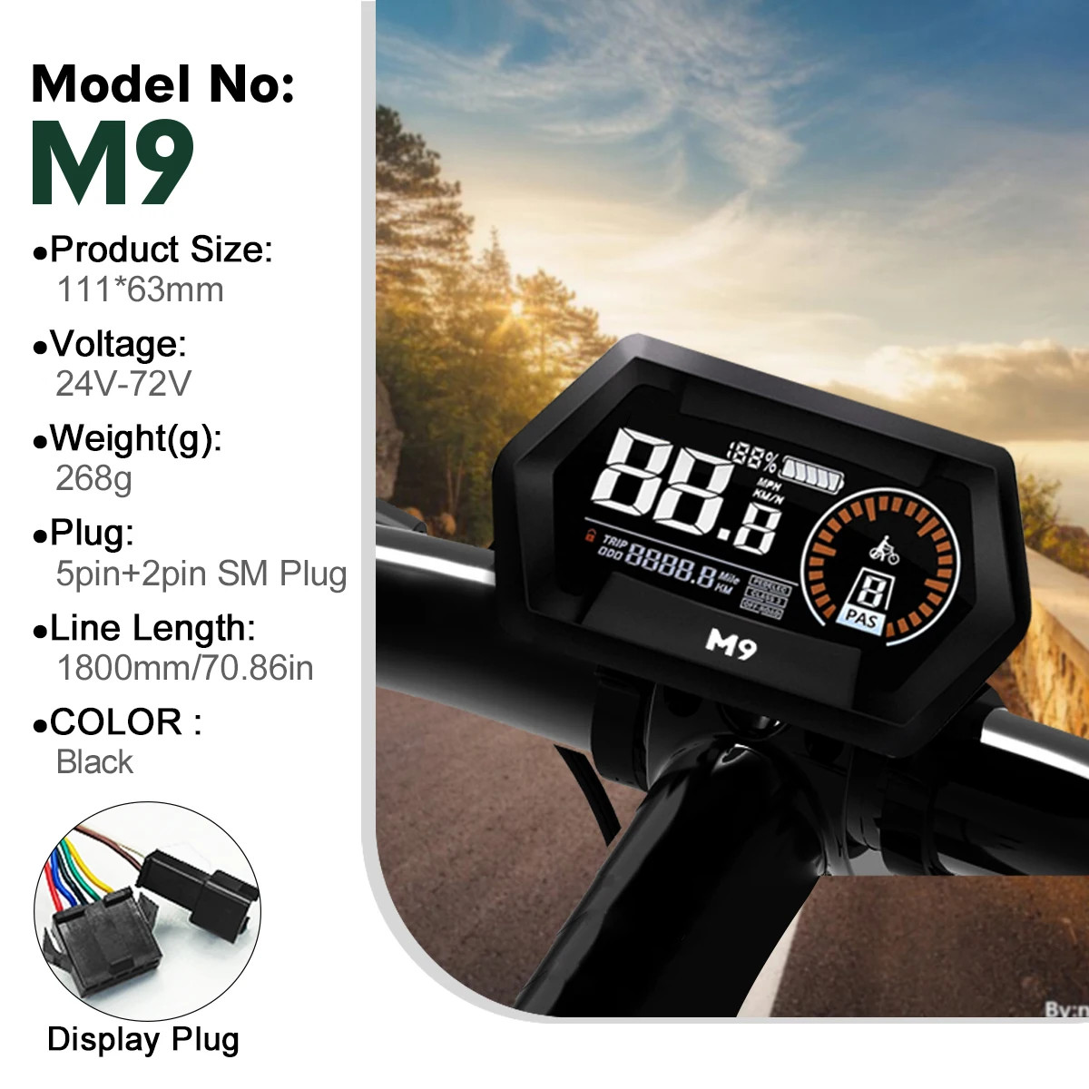 Ebike Bicycle Conversion Kit 72V 3000W Rear Rotate Hub Motor Wheel 20-29In 700C