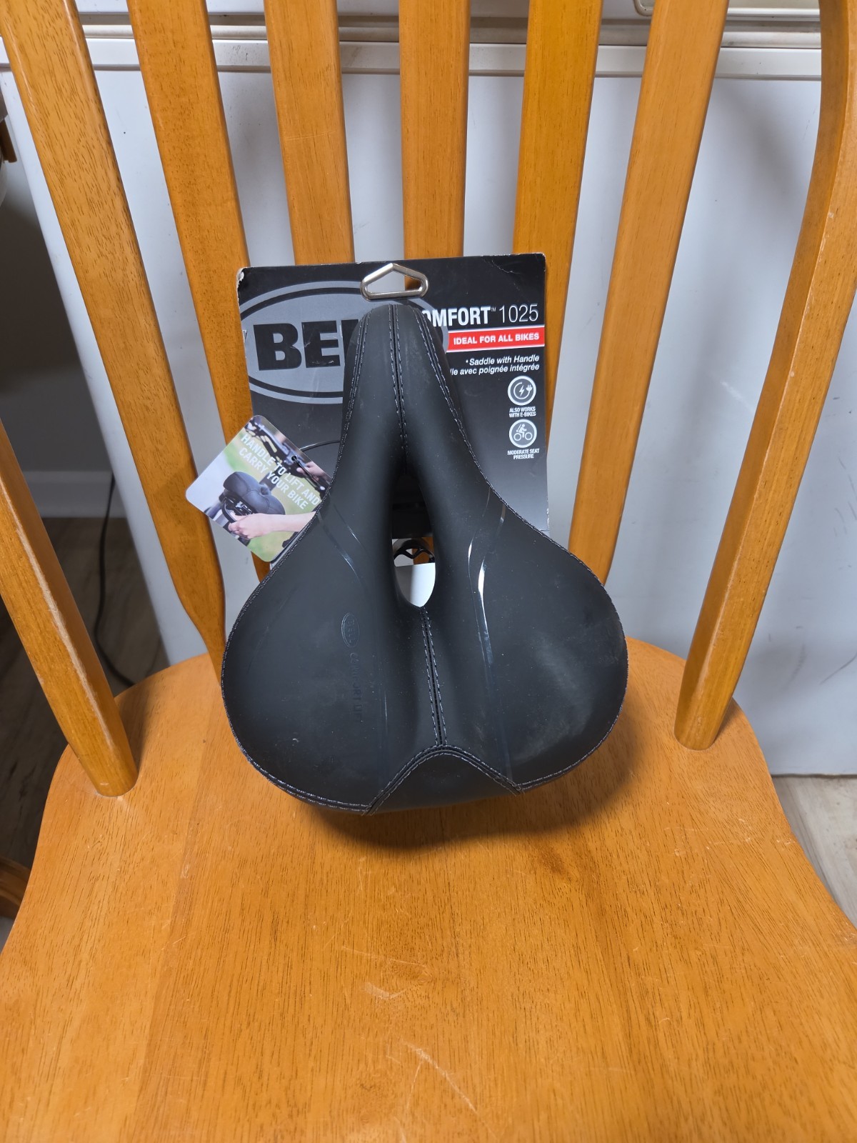 Bell Comfort 1025 Bike Seat: Ultra-Soft Foam, Shock Absorbing, w/ Handle