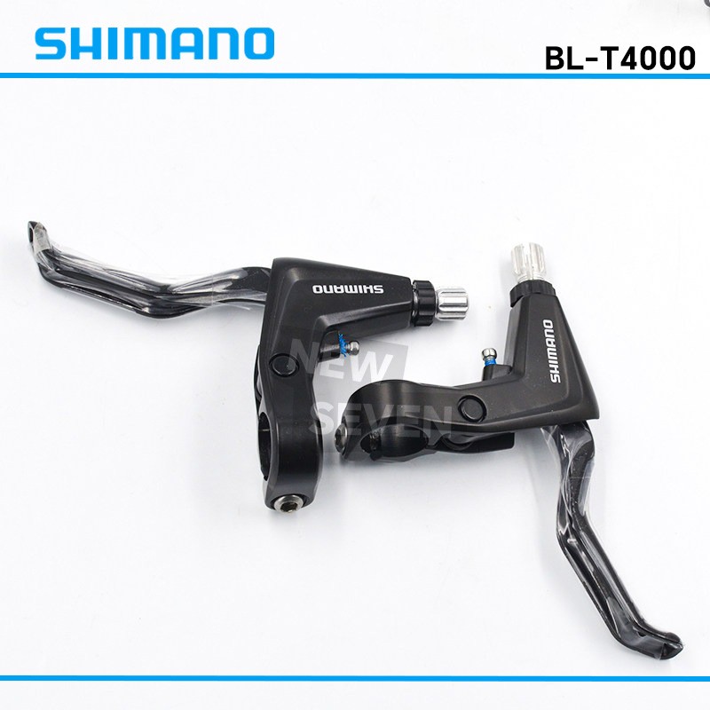 SHIMANO Alivio SL-T4000 Left&Right MTB V-Brake 22.2mm Lever Set Black-Bulk