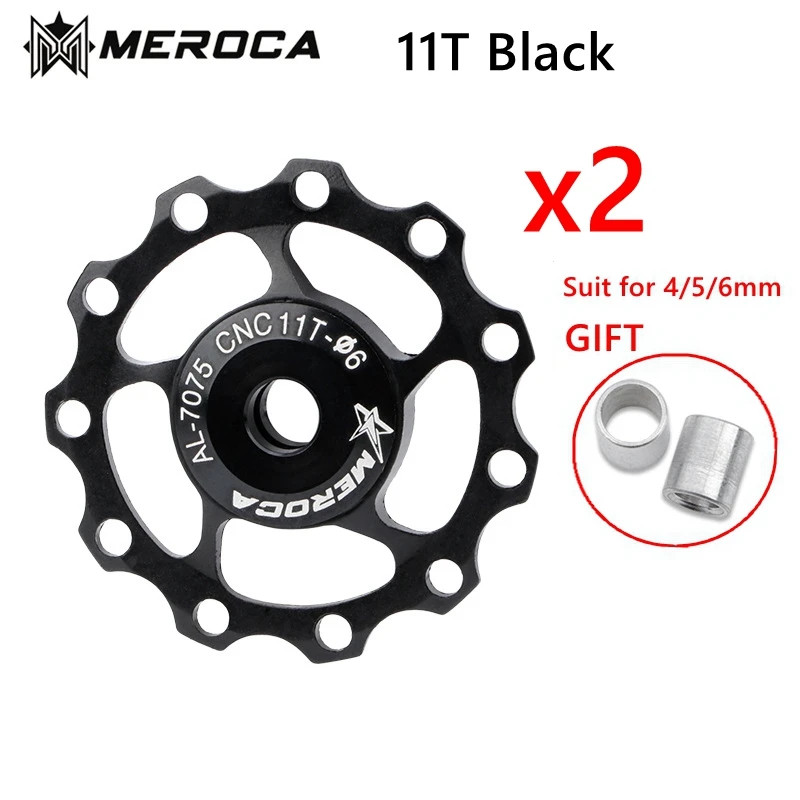 2PCS Bike Derailleur Jockey Wheels 11T/13T for Shimano SRAM 8-11 Speed MTB Road