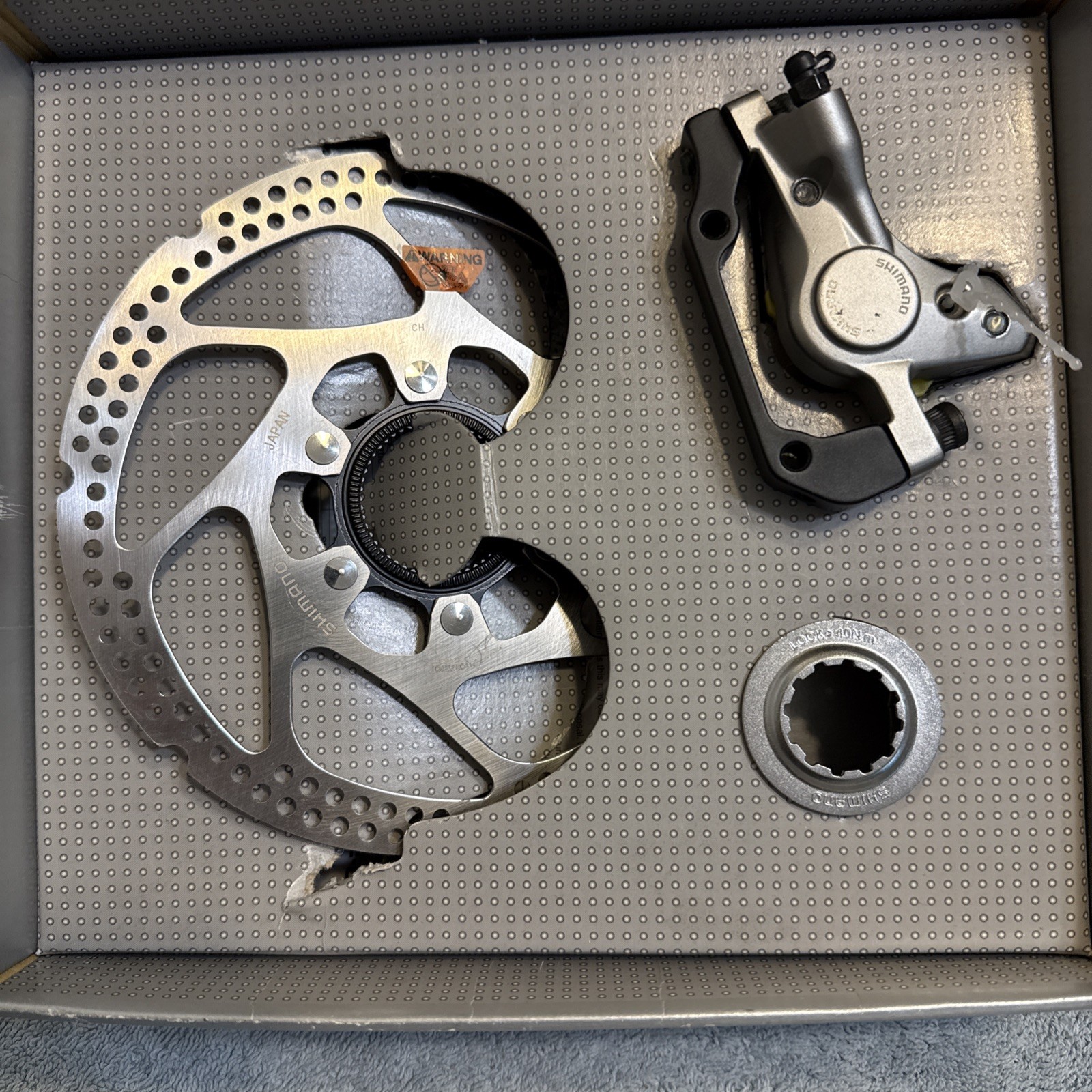 SHIMANO BR-M585 Deore LX Hydraulic disc brake with 160mm centerlock rotor [caw]