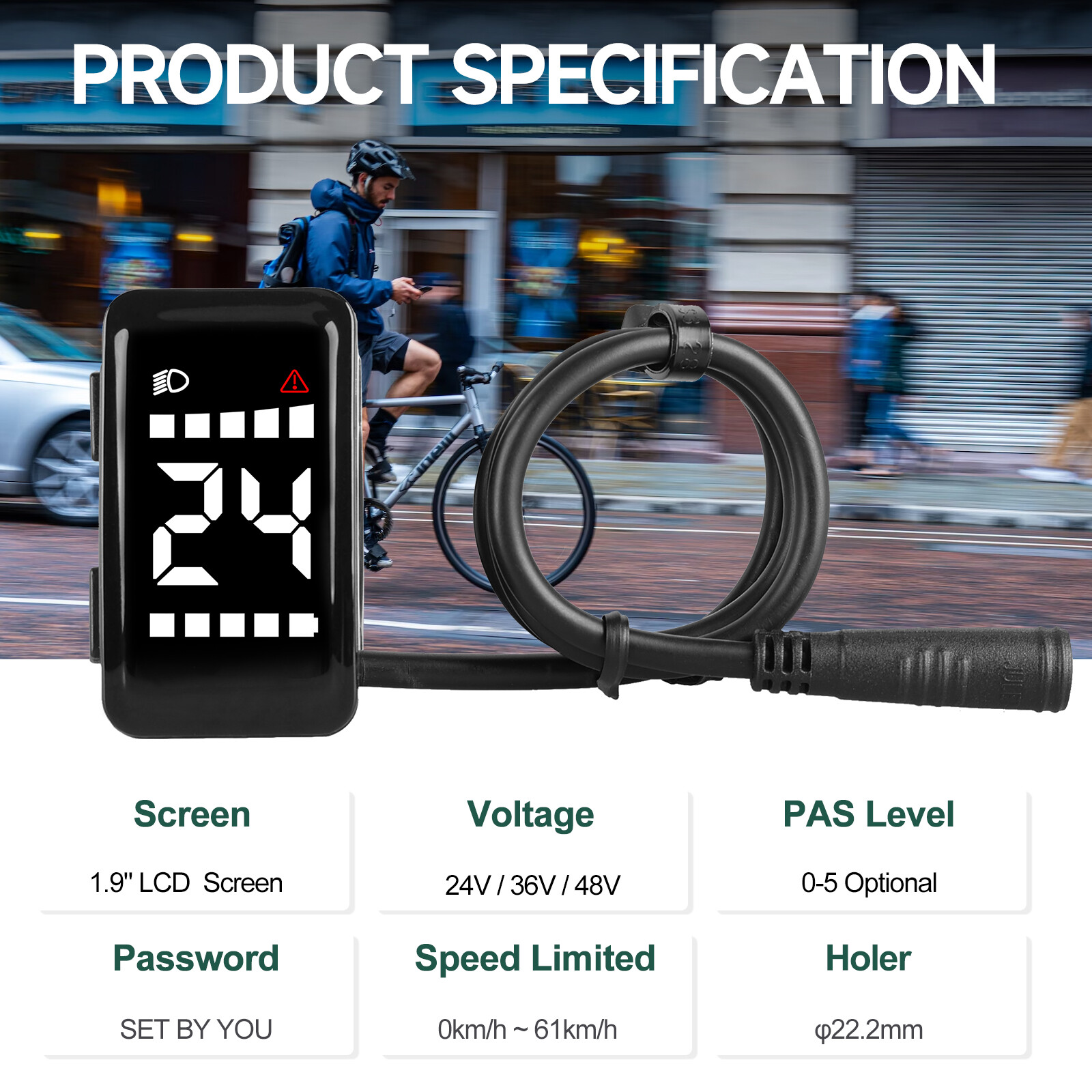 BAFANG EKD01 P860ML Display For Electric Bike Mid Drive Motor BBS01 BBS02 BBS-HD