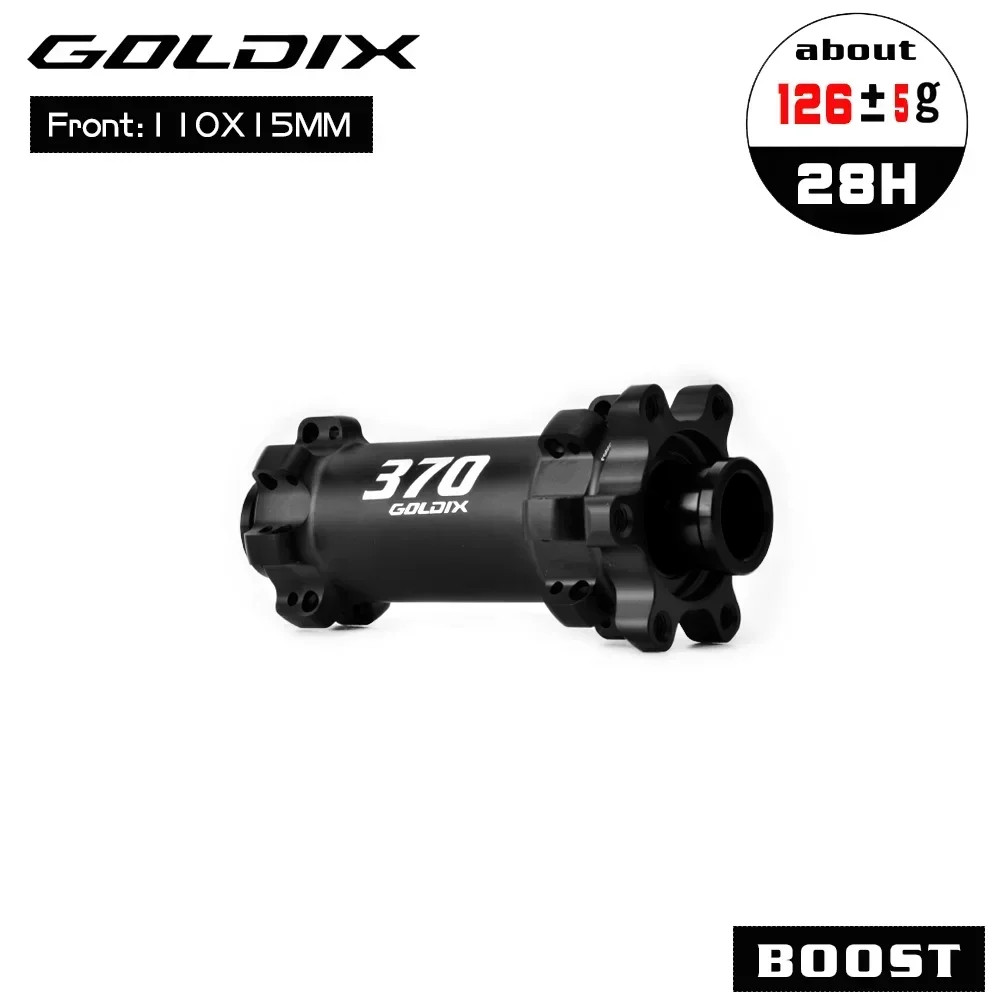 M370 6-Bolt Disc Brake 28 Hole Straight Pull Ratchet 36T BOOST Mountain Bike Hub