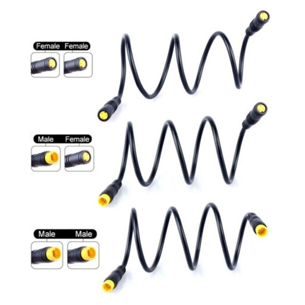 Extension Cable For BAFANG E-Bike Electric Bicycle 3-Pin Sensor Thumb Throttle