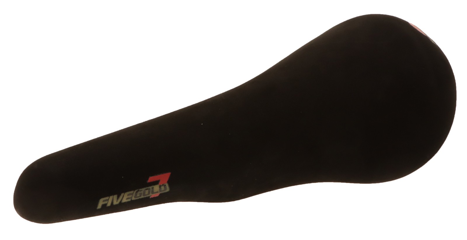 Kashimax Five Gold 7P Saddle NJS 30mm Rails Black Suede Leather NEW NOS