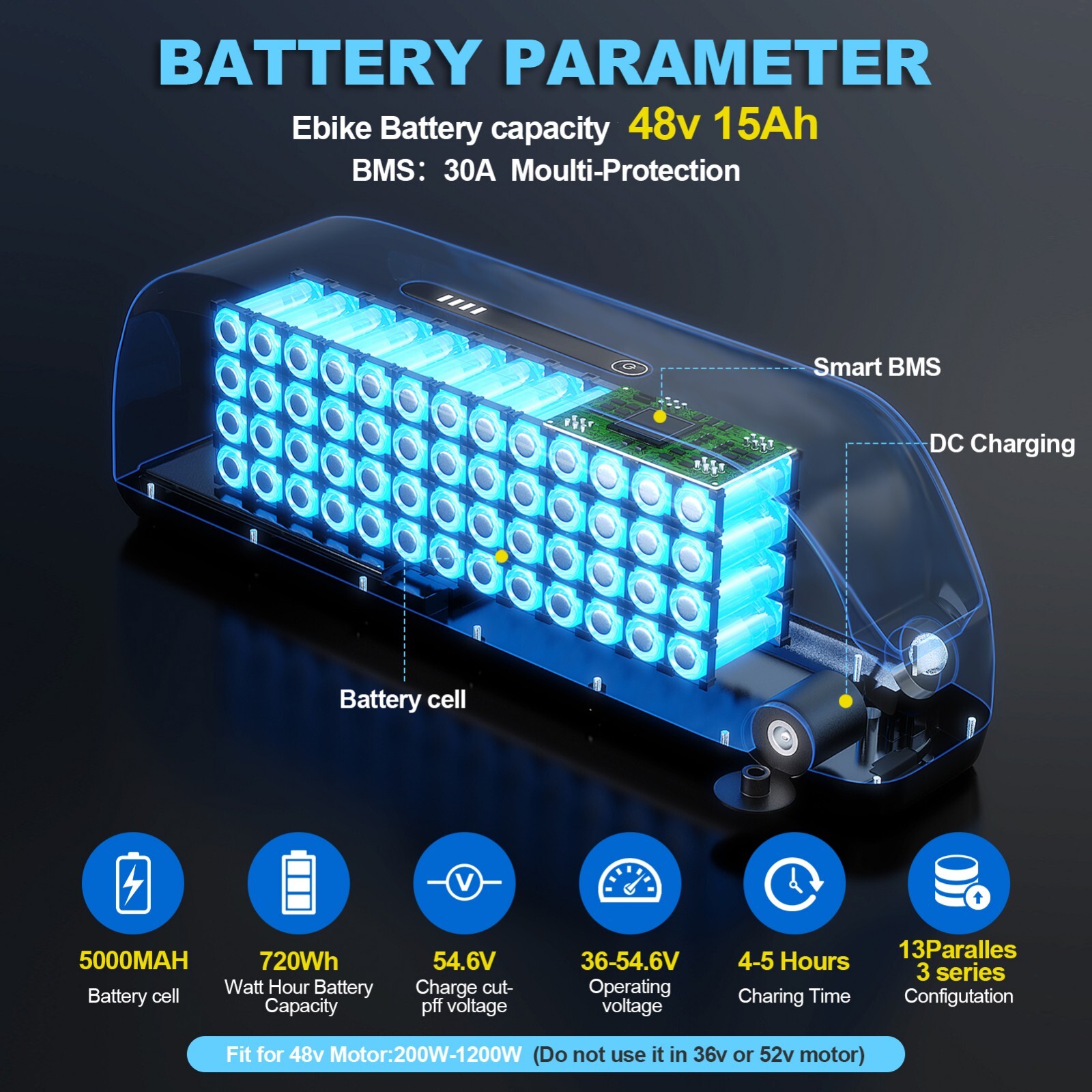 Hailong 36V 20AH Battery for 500W 1000W Electric Battery
