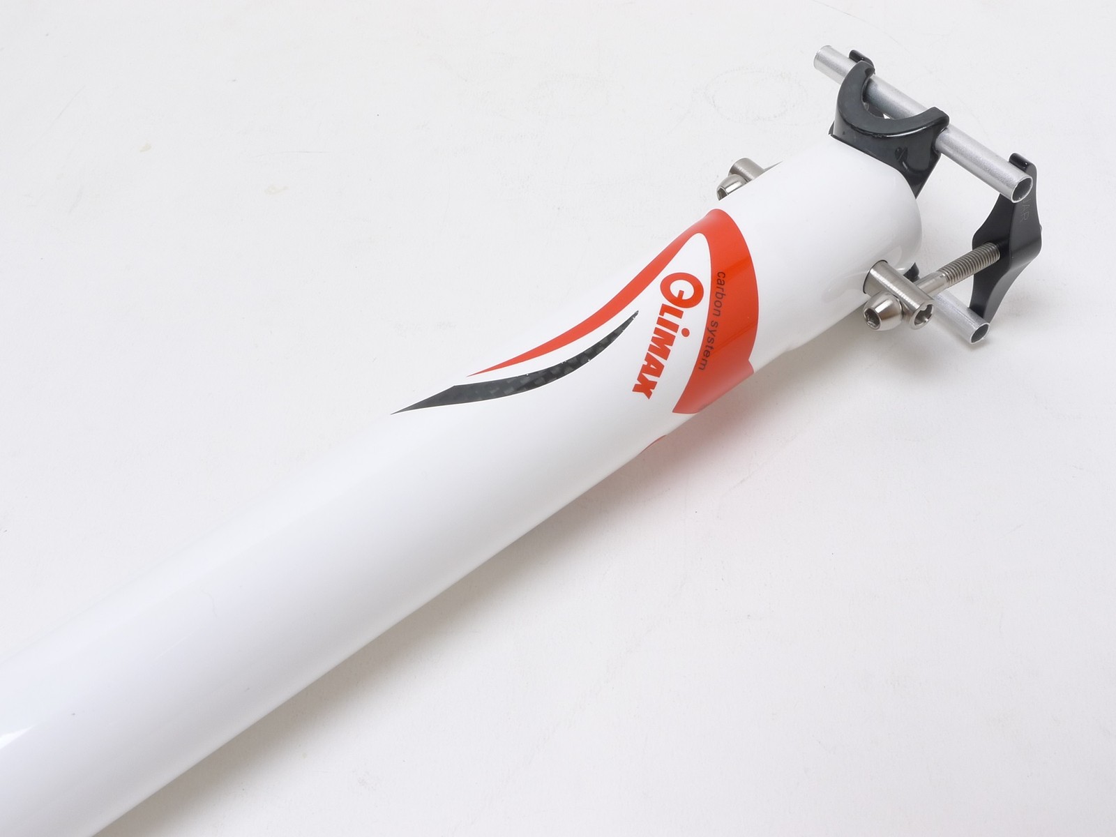 145g,34.9x350mm Climax SP02B 3K gloss carbon Seatpost Road MTB Bike White