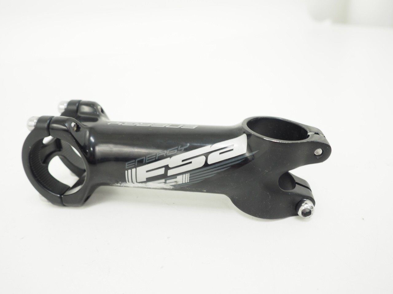 FSA Energy Road Bicycle Stem 100mm x 31.8mm x +/-6° x 1-1/8″ Black / Silver *NOS
