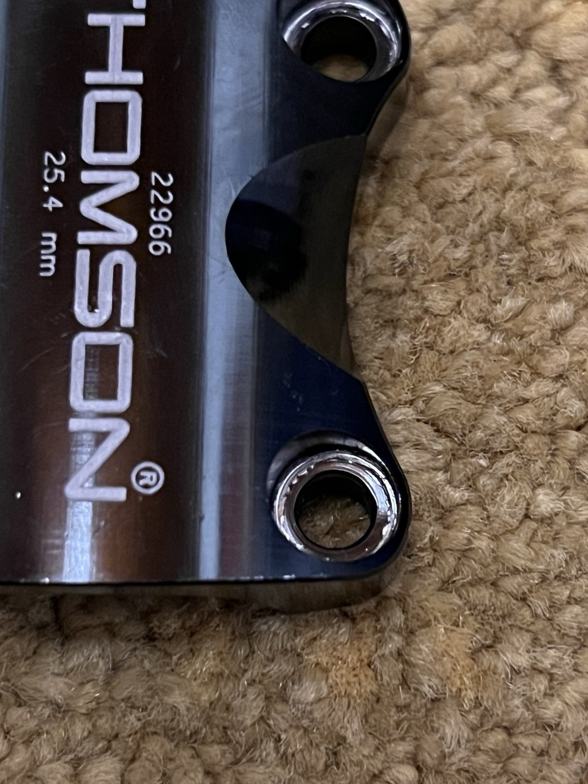 Black Thomson Elite Aluminum 90mm x 25.4mm x 5* x 1-1/8in Treadless Stem SM-E111