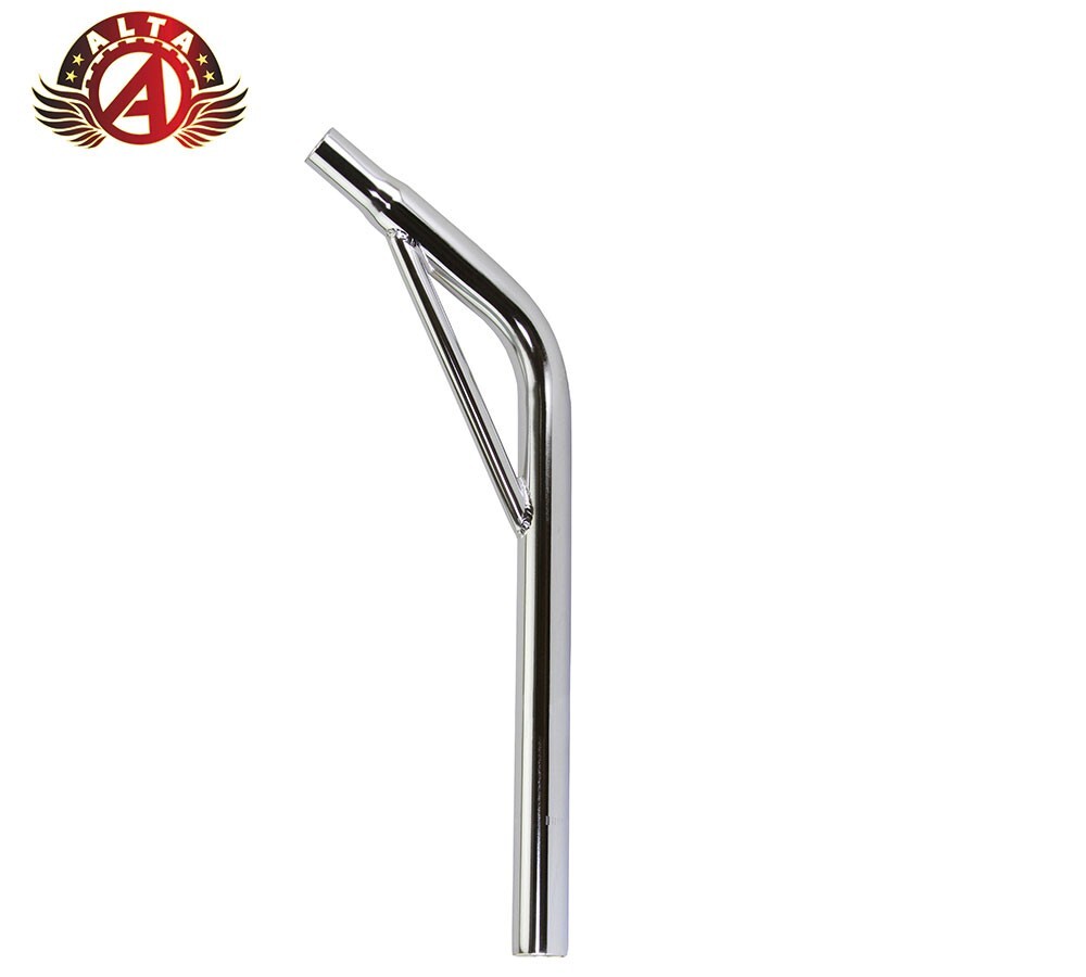 CHROME 27.2MM STEEL SEATPOST LAYBACK SUPPORT MTB BMX CRUISER ROADBIKE 7/8 SADDLE
