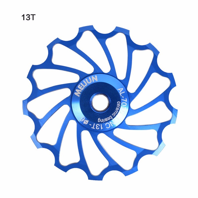 Bike Ceramic Pulley Rear Derailleur 11T 13T Guide Cycling Ceramics Bearing