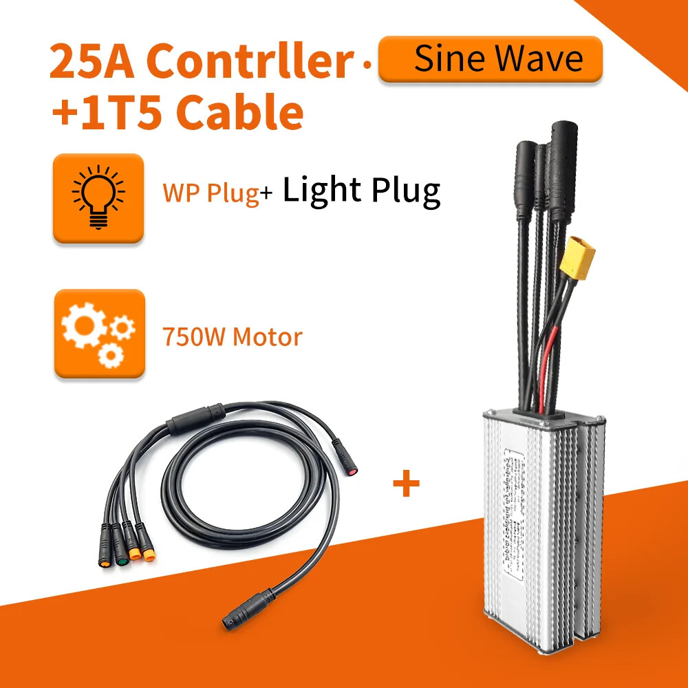 36V 48V 250W 350W 500W 1000W Mountain Ebike Brushless KT Controller Waterproof