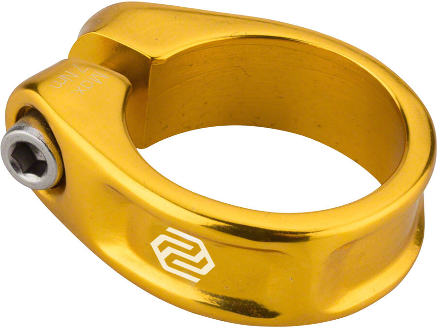 Promax FC-1 Seatpost Clamp – 31.8mm, Bolt-On, Gold