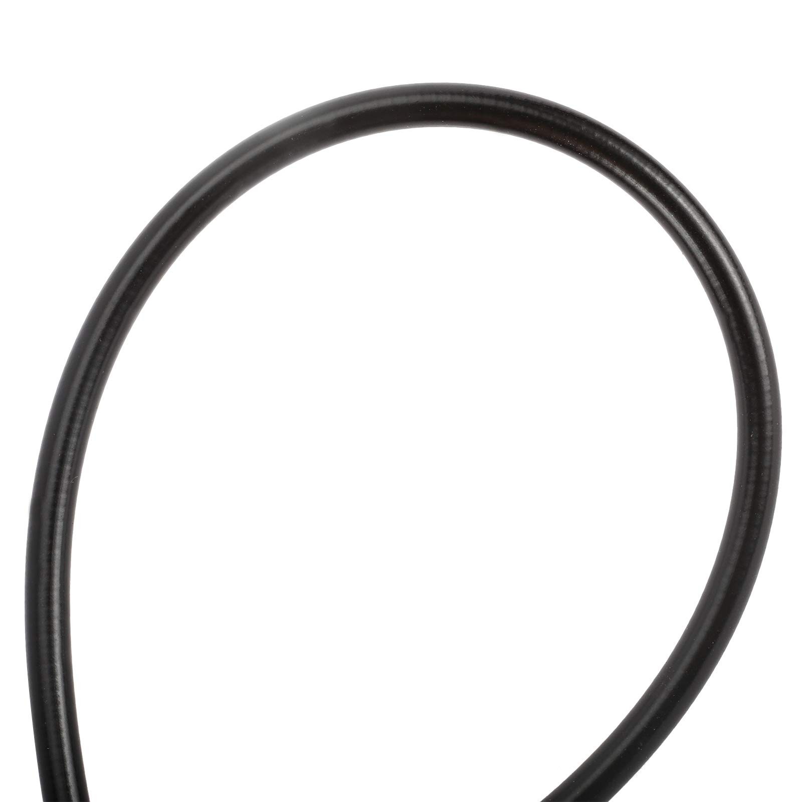 YaeMarine 5mm X 50ft Bicycle /Bike Lined Brake Cable Housing, Black