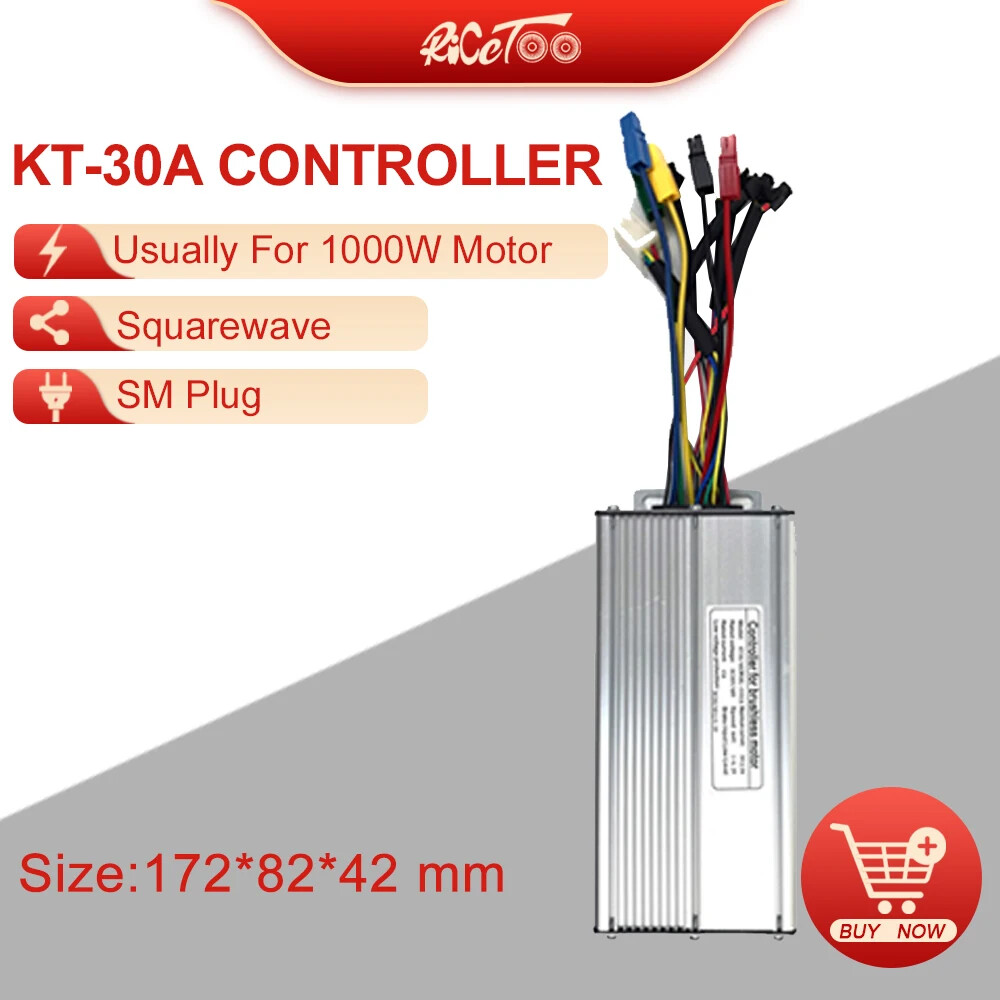 250W-3000W Electric Bike Controller 15A-50A Sinewave SquareWave Controller