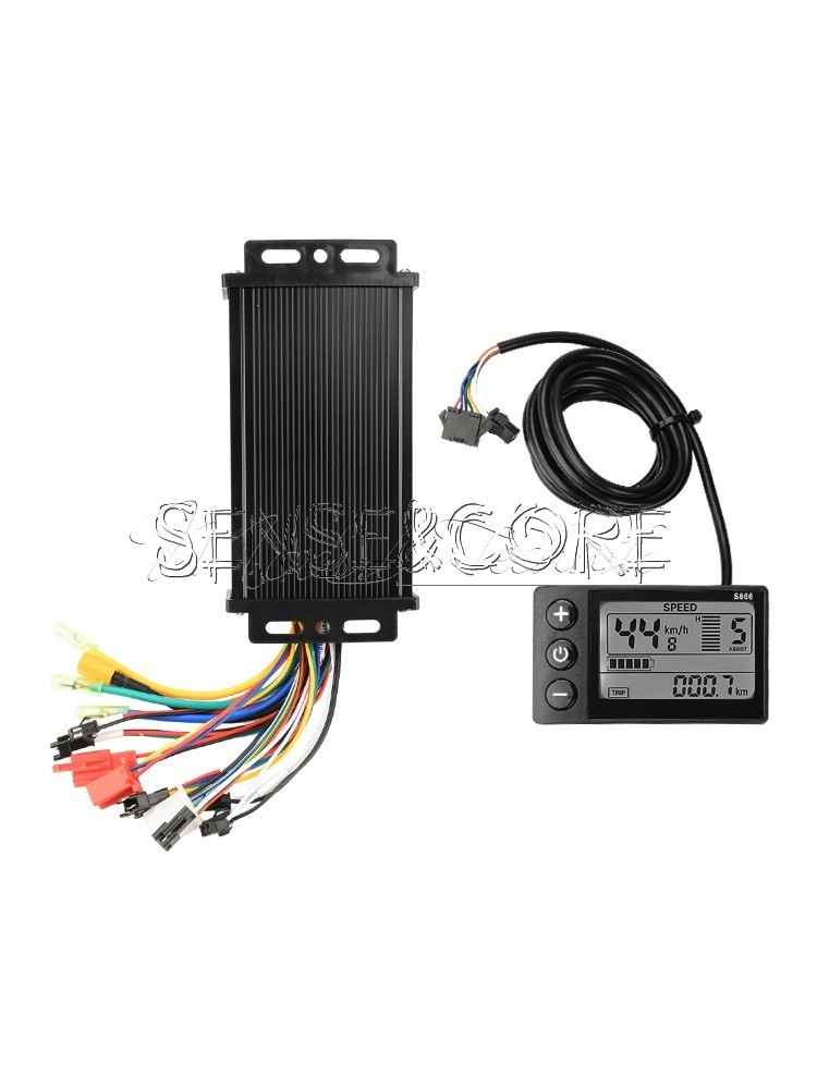36V48V64V 30A Sine Wave Brushless Motor Controller 750-1500W Driver S866 LCD