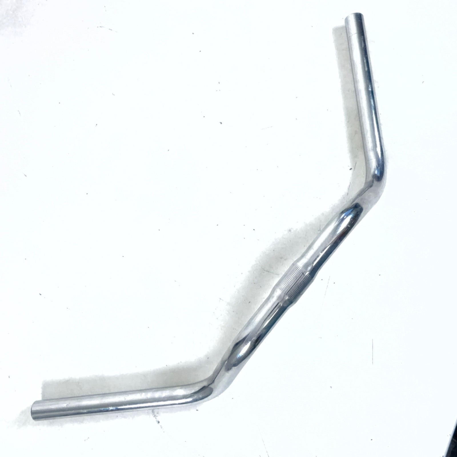 LEADTEC Vintage Steel Riser Backswept MTB Handlebars Ø25.4/580mm Chrome