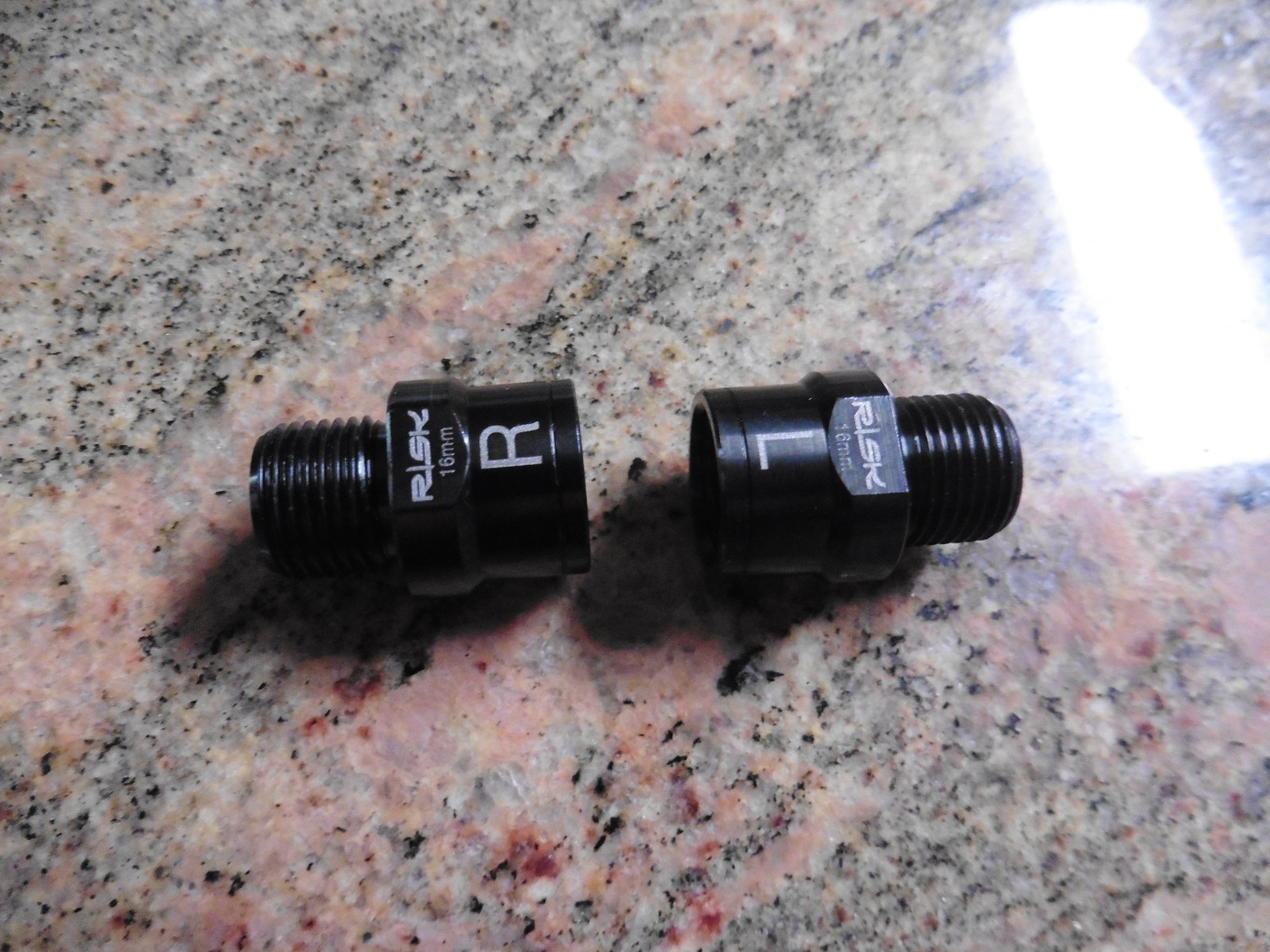 Risk Bicycle 16Mm Pedal Axle Extenders Bolts Spacers Titanium Alloy Axle