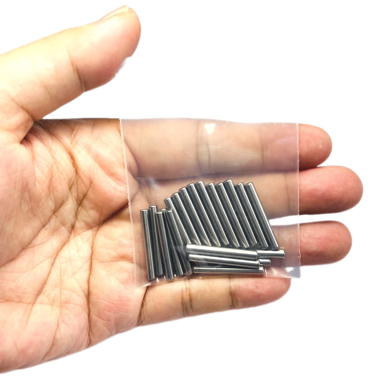 ZDingTech 20PCS 1/8 x 1 Dowel Pins,1/8 inch x 1 x 1 Inch, Silver