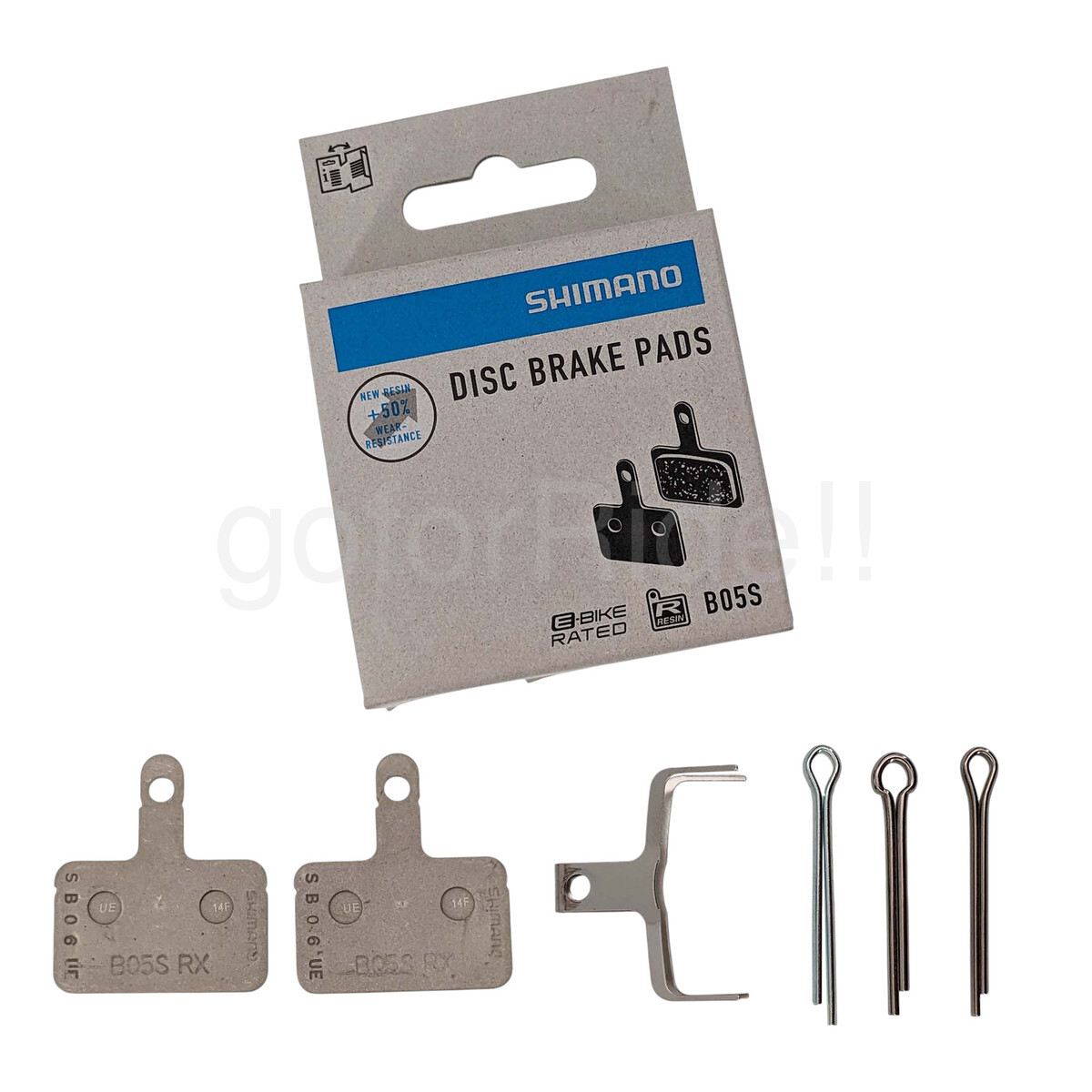 Shimano B05S-RX Disc Brake Resin Pads fit MT200 MT400 Altus Acera,M4050,M3050