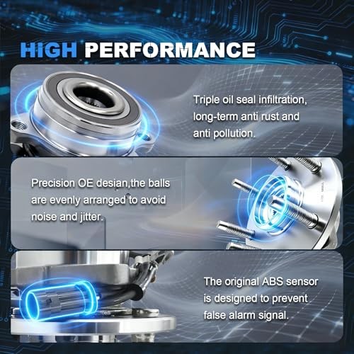 DJB 513402 Front Wheel Bearing Hub Assembly Fit for Toyota Corolla 2019-2022,