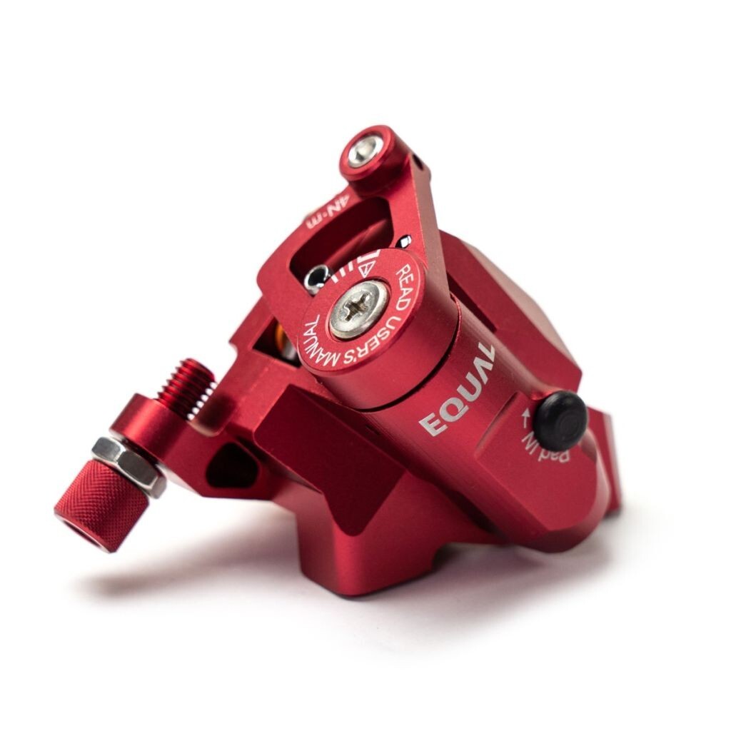GROWTAC EQUAL Disc Brake Caliper Flat Mount Red Single item