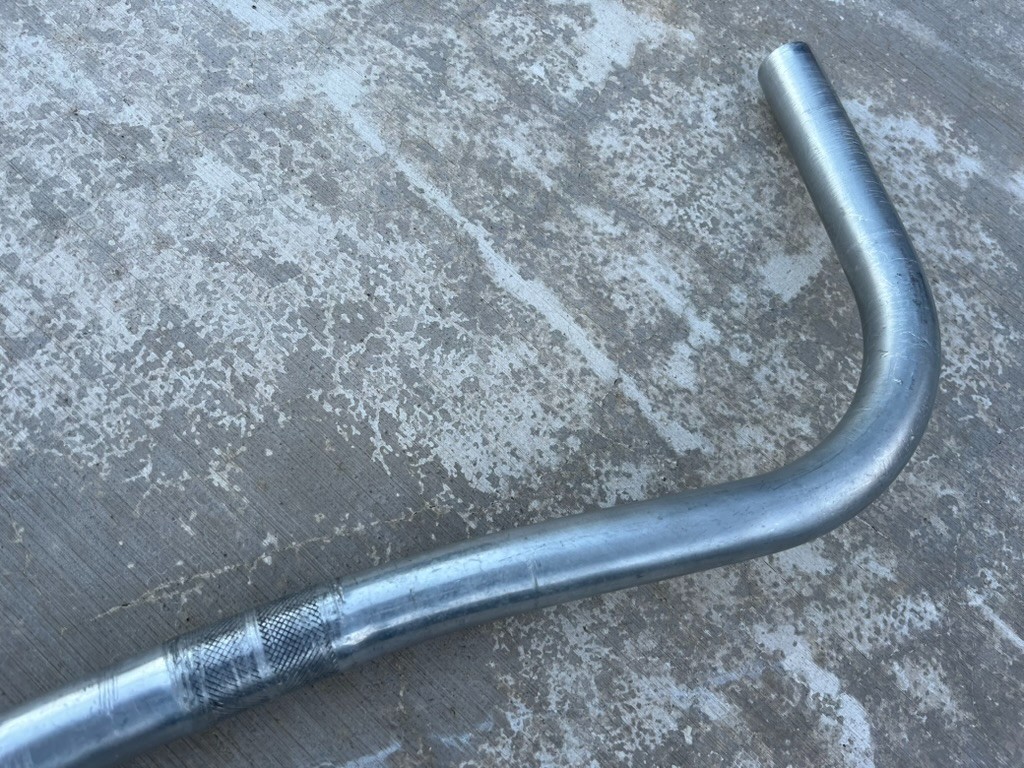 Vintage Unbranded French Porteur Alloy Handlebar | 24.5×525 mm / VGC