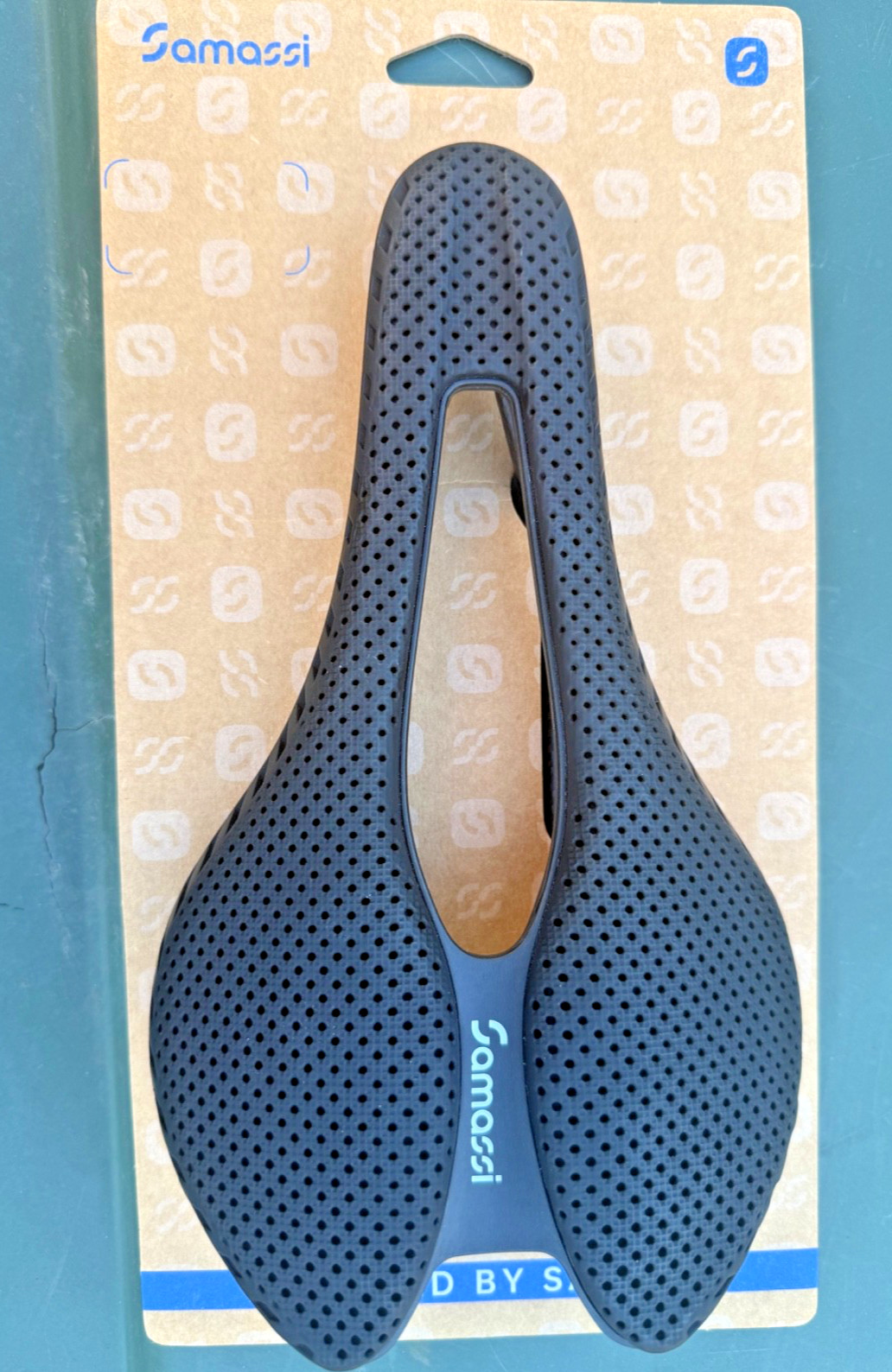 Samassi 3D Printed Saddle 145mm x 250mm, Ultralight Full Carbon Rail Road Saddle