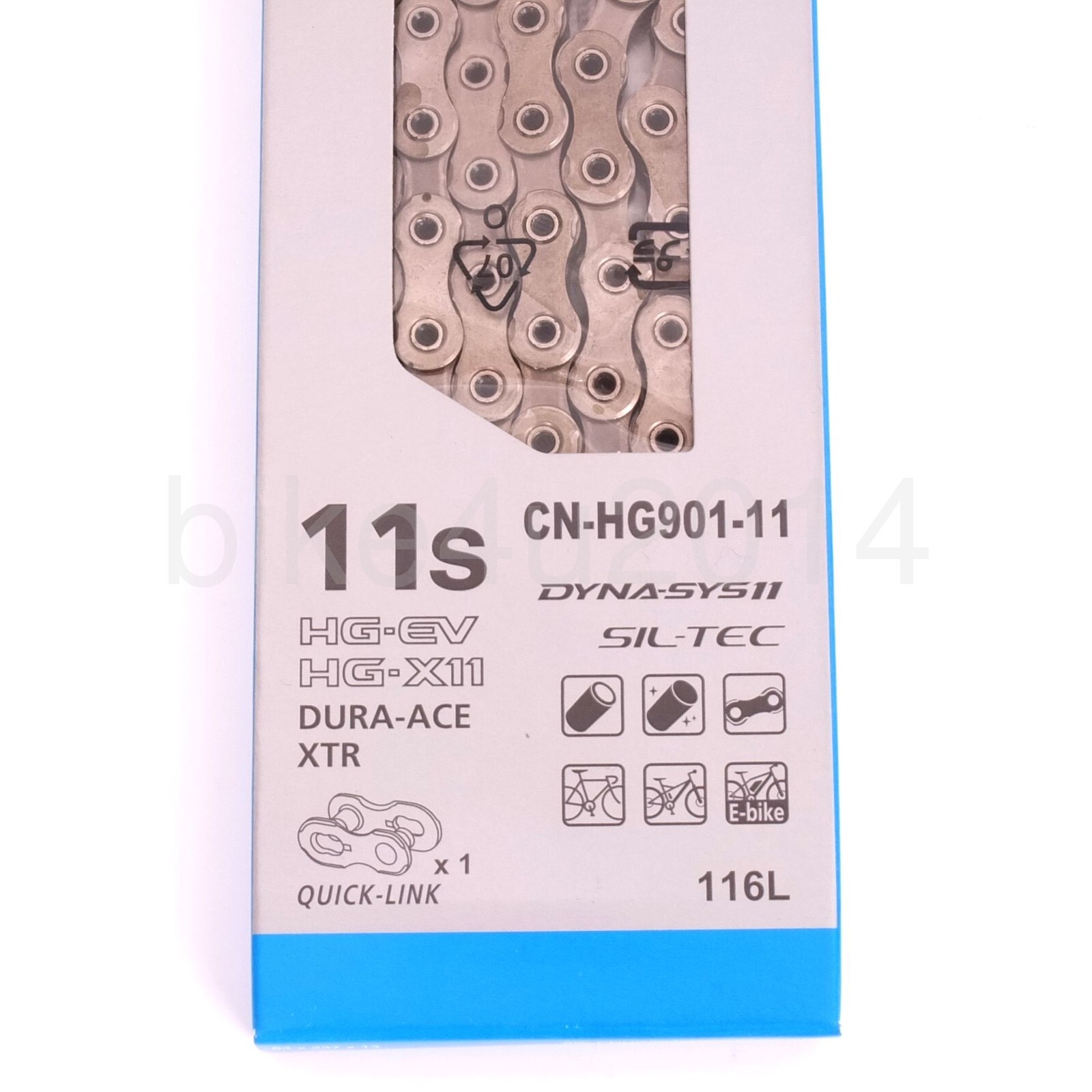 New Shimano Dura Ace XTR CN HG901 MTB Road E-Bike Chain 11 speed 116 Quick Link