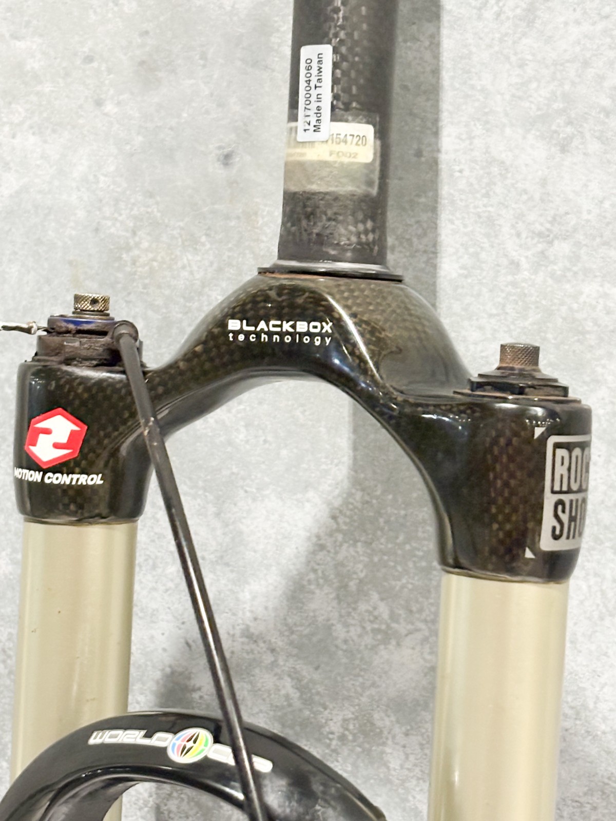 Rock Shox Reba World Cup WC BlackBox Carbon Motion Control Disc 100mm 26″ 1 1/8