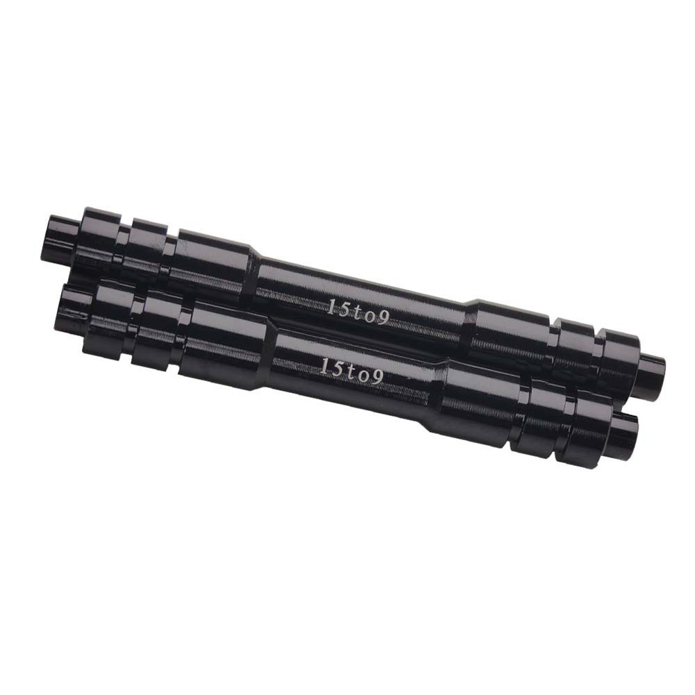 Bicycle Thru Axle Adapter 1215mm to 9mm QR for MTB Road Bike Front Rear