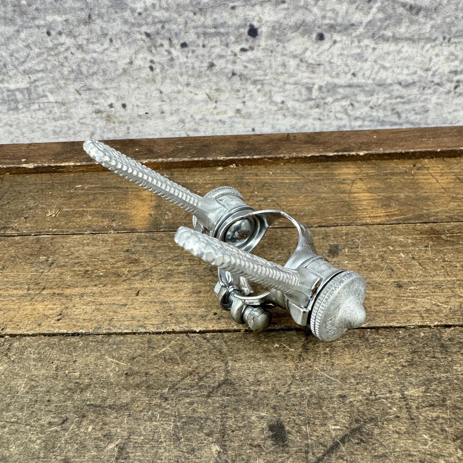 Vintage Campagnolo Downtube Friction Shifter Set 28.6 Clamp Road Bike Italy 70s