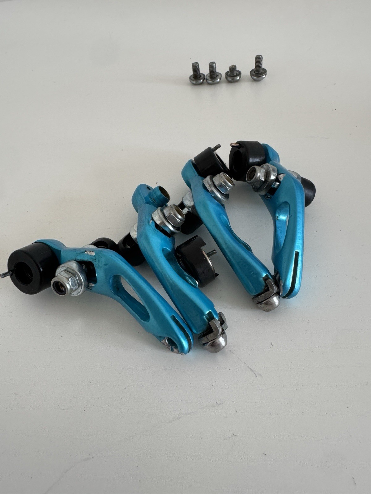 LIGHT BLUE PAINTED V BRAKES BRAKESET MTB BRAKES – mountain bike brakes