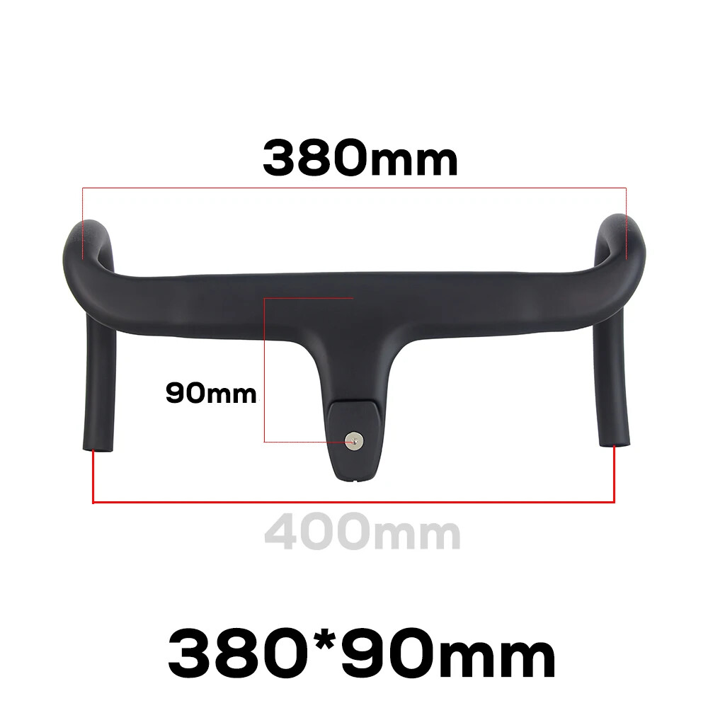 Road Bike Integrated Handlebar Cable Di2 Full Carbon Bicycle Handlebar 28.6MM