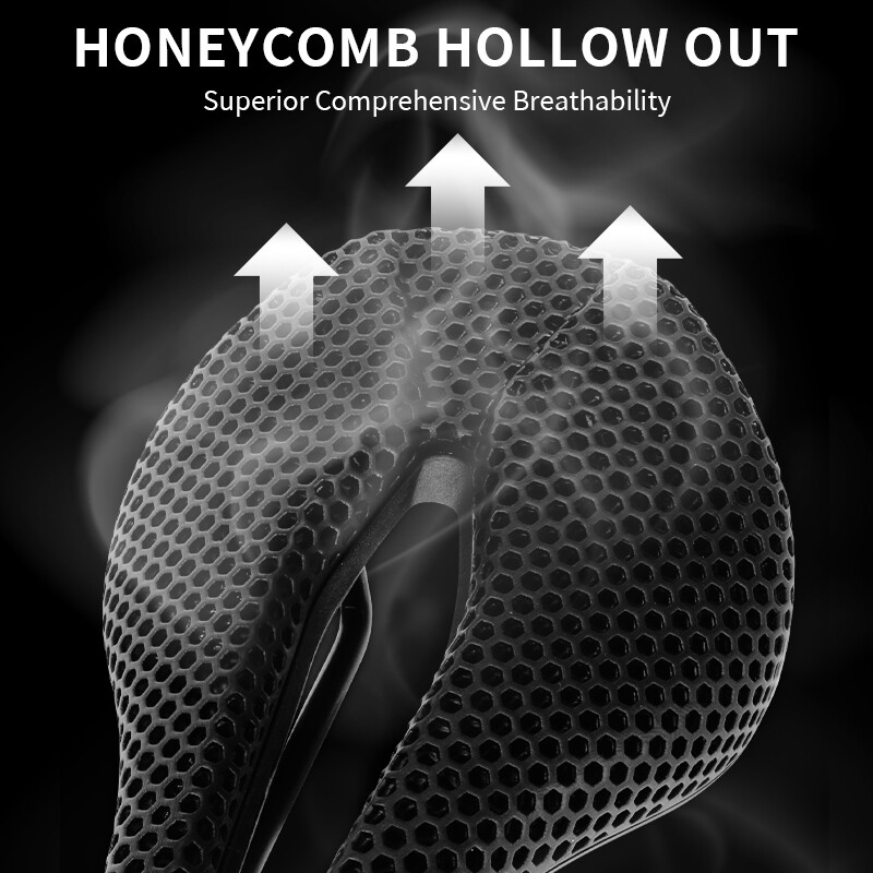 3D Printed Cycling Saddle 143/155mm Ultralight MTB Gravel Road Bike Seat Cushion