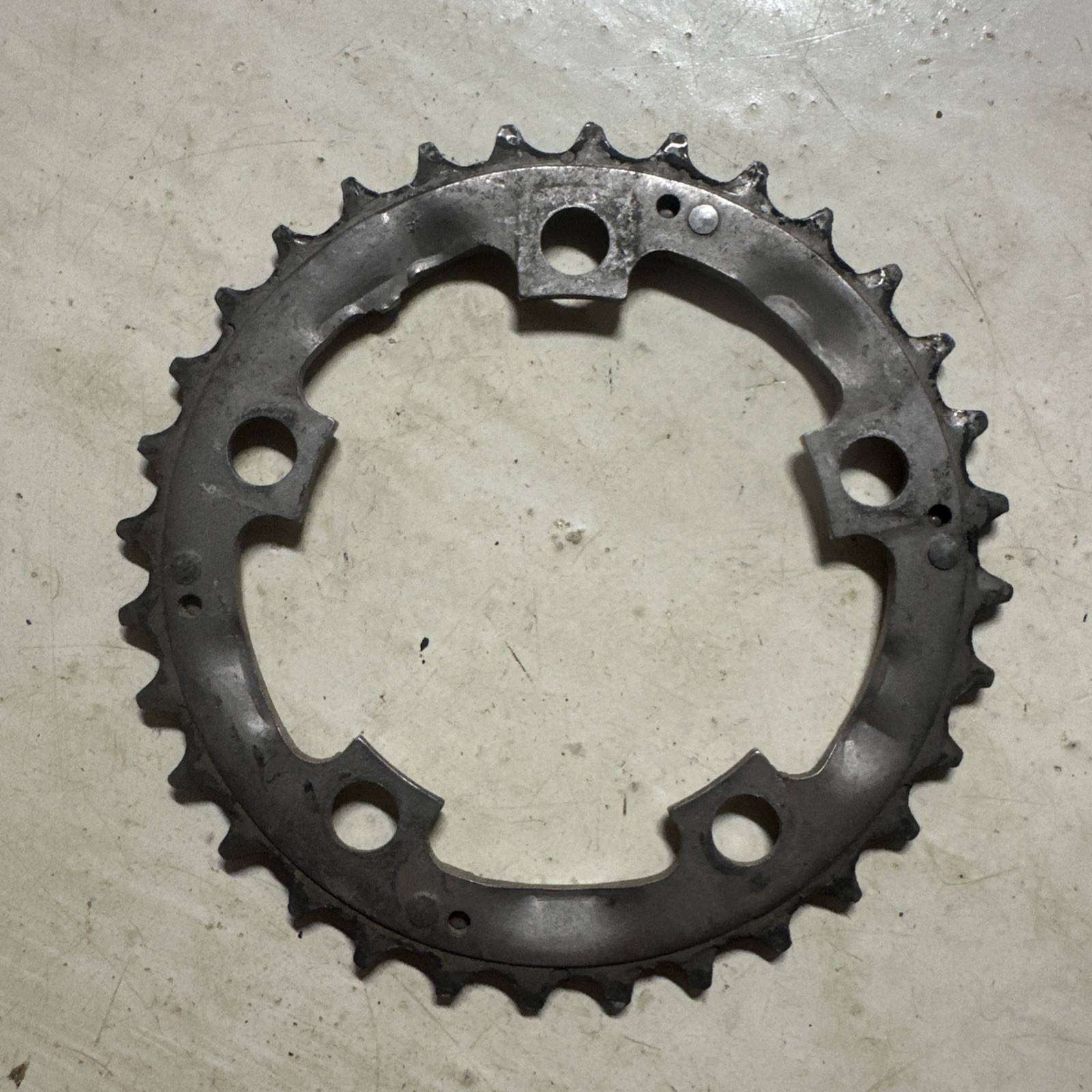 Shimano Chainring 32 Tooth 32T 5 Arm 94 mm BCD Gray Alloy Repair Replacement