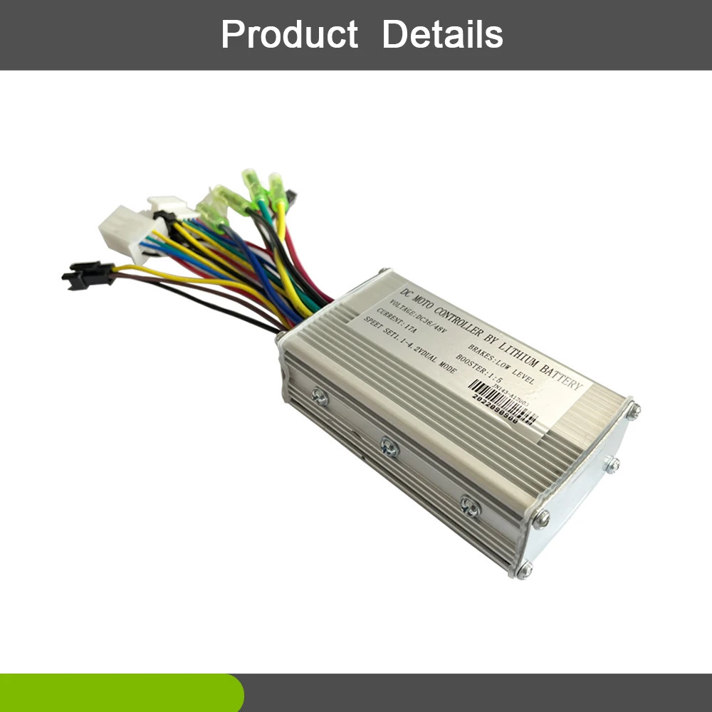 E-bike 17A Sinewave Three-Mode Controller SM Connector 36V 48V 250W 350W Motor