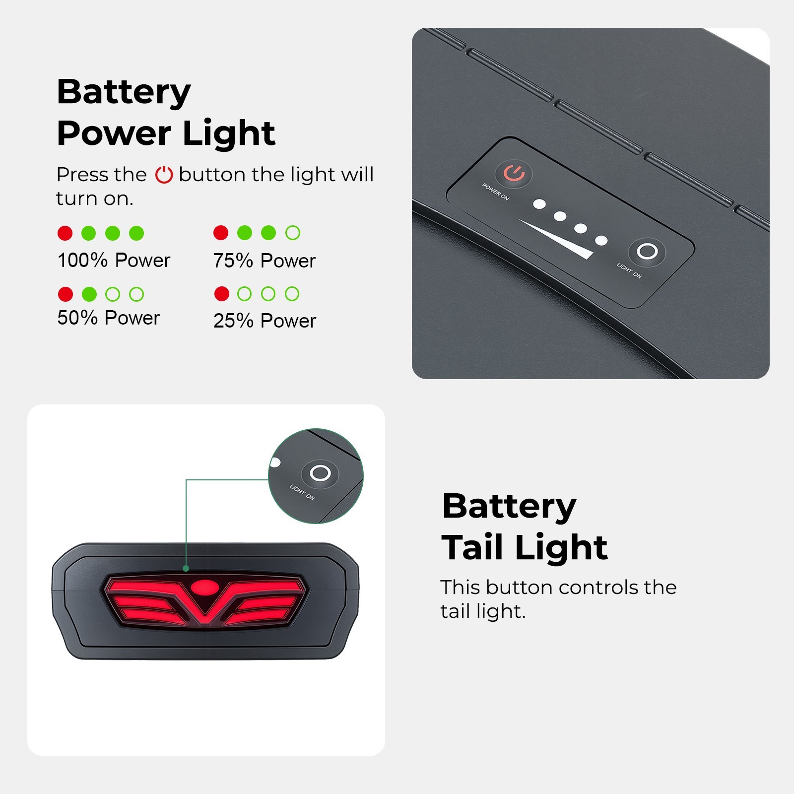 Pedego Electric Bike Battery 48V 13Ah Lithium Ion Rear Ebike Battery Pgoebikes
