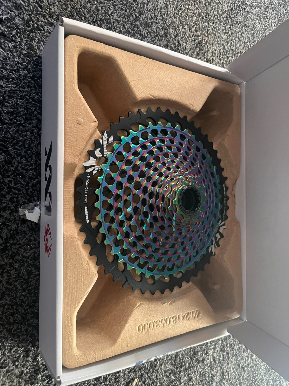 SRAM XX1 Eagle AXS XG-1299 Cassette – 12-Speed, 10-50t, Rainbow, For XD Driver