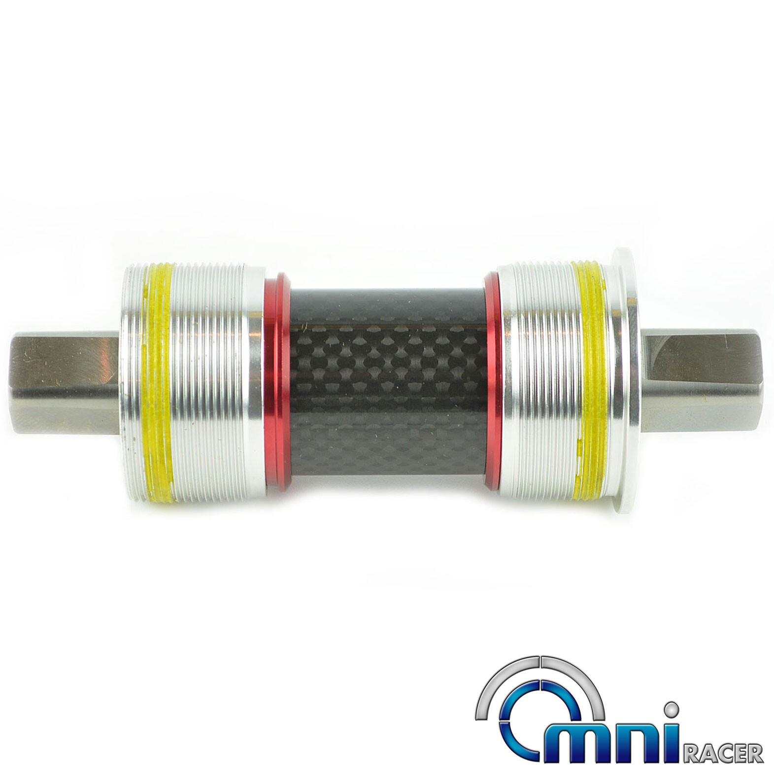 OMNI Racer Square Taper Titanium Bottom Bracket: CHORUS, RECORD 70x111mm ITALIAN